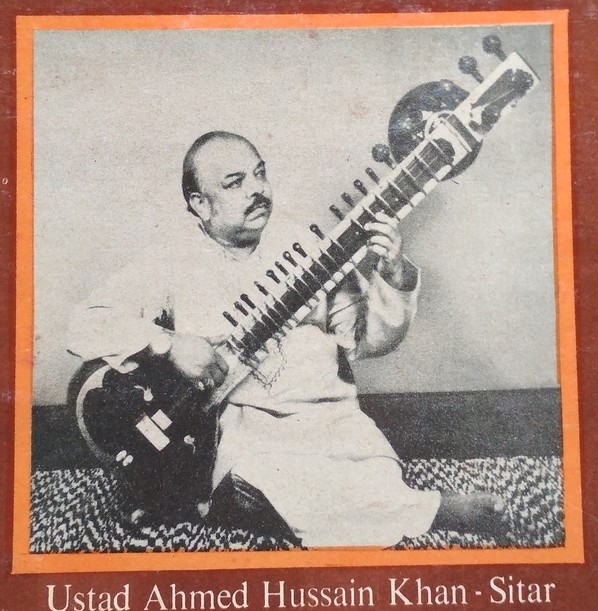Ustad Ahmed Hussain Khan with Sitar